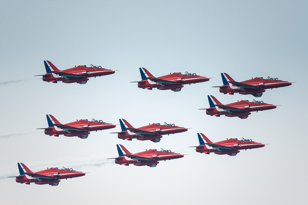 Red Arrows, Eastbourne Airshow 2013
